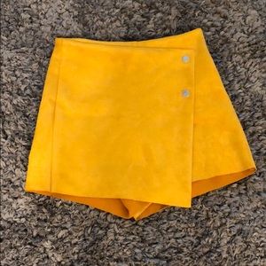 Zara Yellow Skort